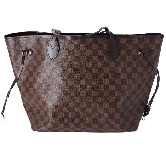 Louis Vuitton Neverfull MM Tote Bag N51105 Ebene Damier Canvas - Picture 3 of 9